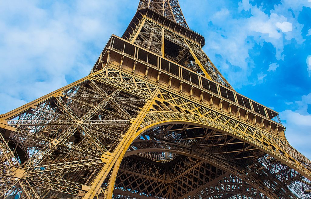 comprar cuadros de la Torre Eiffel horizontal del fotógrafo Igor Muñoz